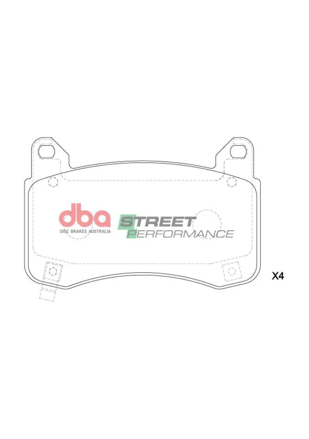 Disc Brakes Australia Brake Pads Street Performance | Front Axle DB15160SP
