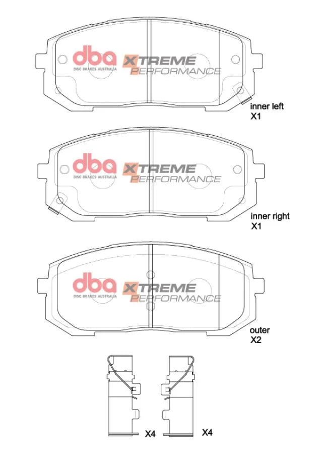 Disc Brakes Australia Brake Pads Xtreme Performance | Front Axle DB15177XP