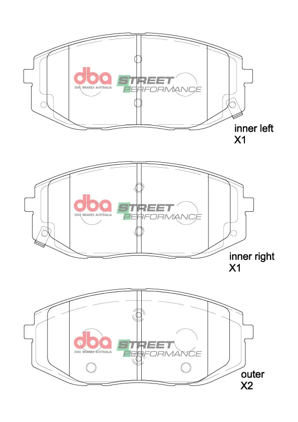 Disc Brakes Australia Brake Pads Street Performance | Front Axle DB15185SP