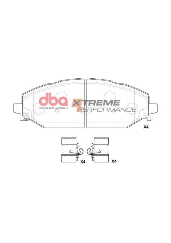 Disc Brakes Australia Brake Pads Xtreme Performance | Front Axle DB15195XP