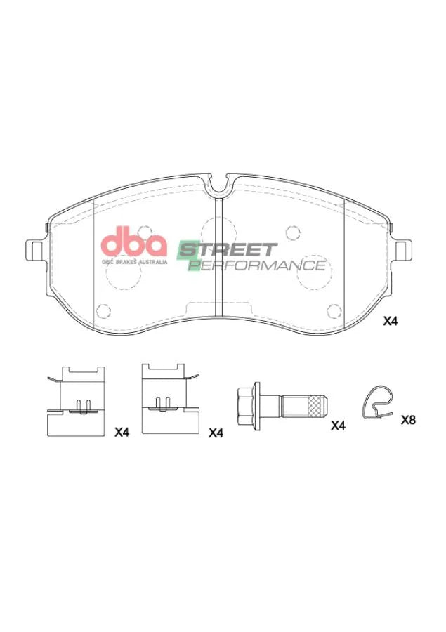 Disc Brakes Australia Brake Pads Street Performance | Front Axle DB15198SP