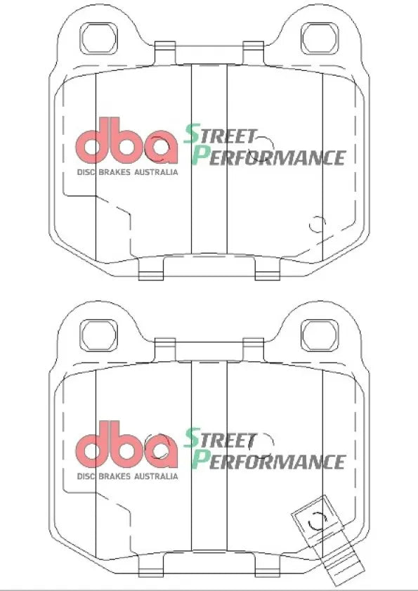 Disc Brakes Australia Brake Pads Street Performance ECE R90 certified | Rear Axle DB1521SP