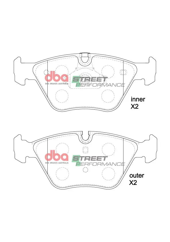 Disc Brakes Australia Brake Pads Street Performance | Front Axle DB1522SP