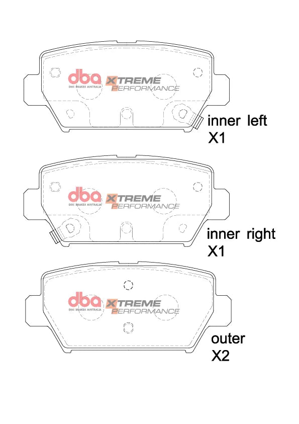 Disc Brakes Australia Brake Pads Xtreme Performance | Rear Axle DB15254XP