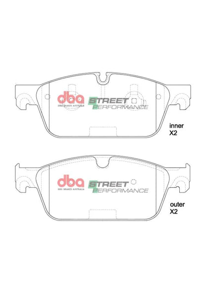 Disc Brakes Australia Brake Pads Street Performance DB15261SP