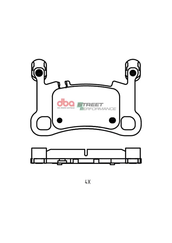 Disc Brakes Australia Brake Pads Street Performance | Rear DB15280SP