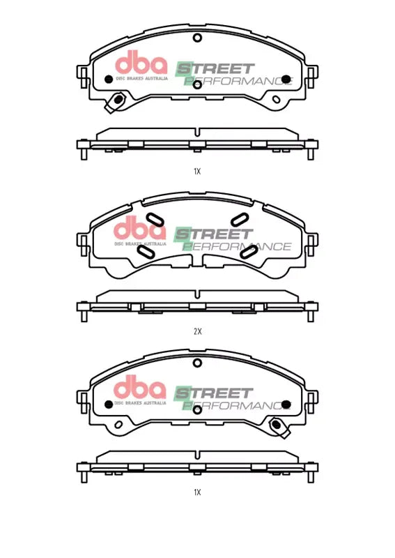 Disc Brakes Australia Brake Pads Street Performance | Front DB15283SP