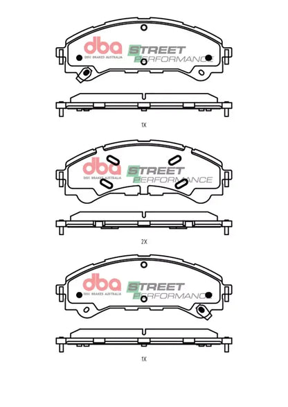 Disc Brakes Australia Brake Pads Street Performance | Front DB15283SP