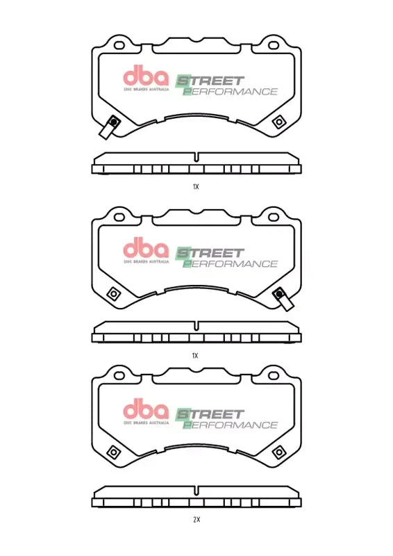 Disc Brakes Australia Brake Pads Street Performance | Front Axle DB15287SP