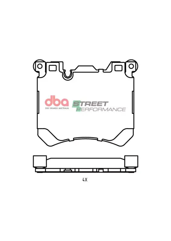 Disc Brakes Australia Brake Pads Street Performance | Front Axle DB15289SP