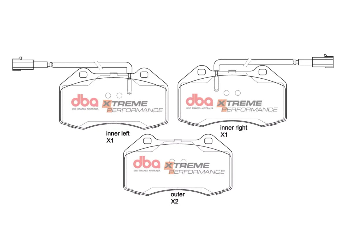 Disc Brakes Australia Brake Pads Xtreme Performance | Front Axle DB15297XP