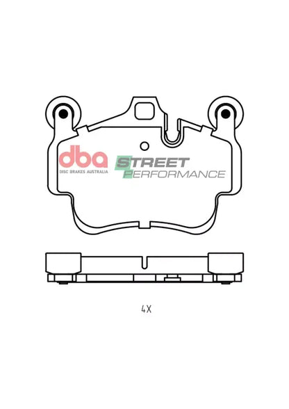 Disc Brakes Australia Brake Pads Street Performance | Front Axle DB15307SP