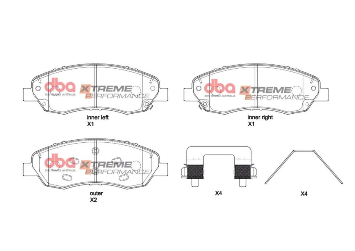 Disc Brakes Australia Brake Pads Xtreme Performance | Front Axle DB15331XP
