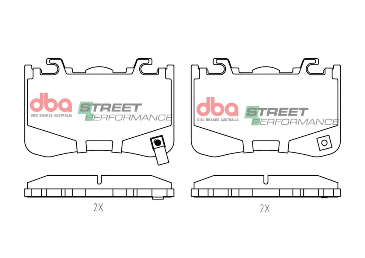 Disc Brakes Australia Brake Pads Street Performance | Rear Axle DB15336SP