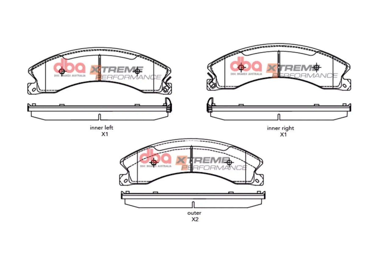 Disc Brakes Australia Brake Pads Xtreme Performance | Rear DB15360XP