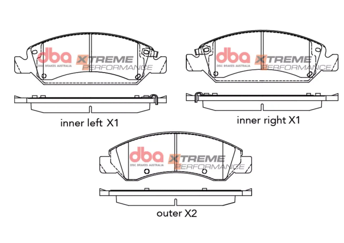 Disc Brakes Australia Brake Pads Xtreme Performance | Front DB15363XP