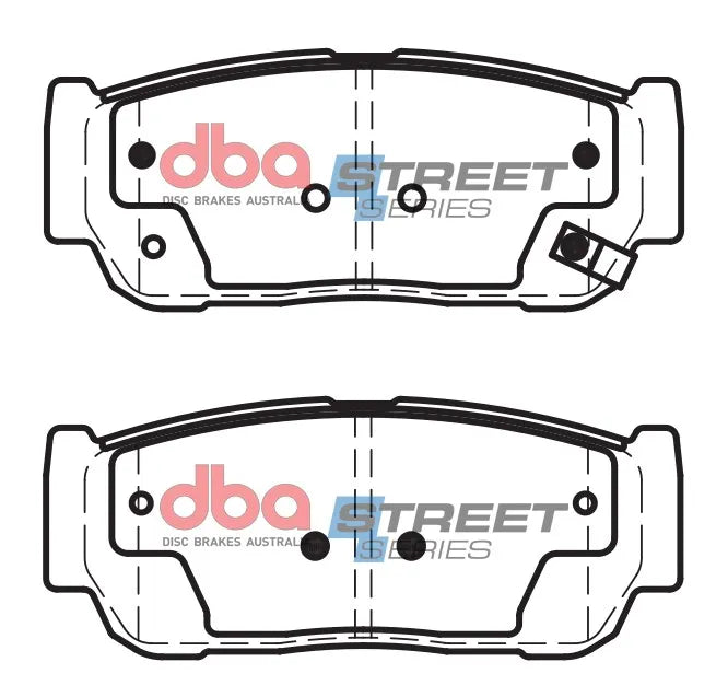 Disc Brakes Australia Brake Pads Street Series Ceramic | Rear Axle DB1673SS