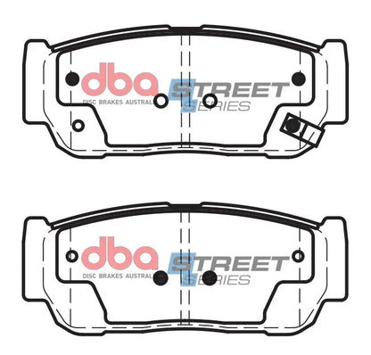 Disc Brakes Australia Brake Pads Street Series Ceramic | Rear Axle DB1673SS