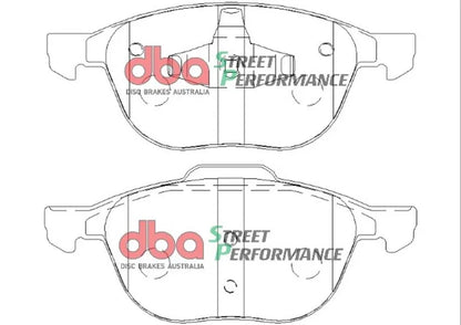 Disc Brakes Australia Brake Pads Street Performance | Front Axle DB1679SP