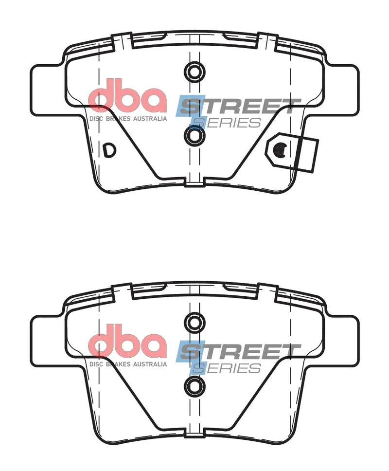 Disc Brakes Australia Brake Pads Street Series Ceramic | Rear Axle DB1713SS