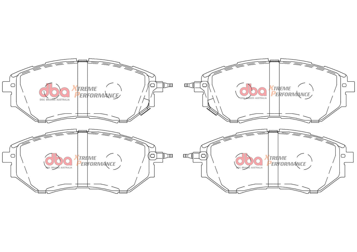 Disc Brakes Australia Brake Pads Xtreme Performance ECE R90 certified | Front Axle DB1722XP