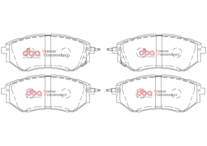 Disc Brakes Australia Brake Pads Xtreme Performance ECE R90 certified | Front Axle DB1722XP