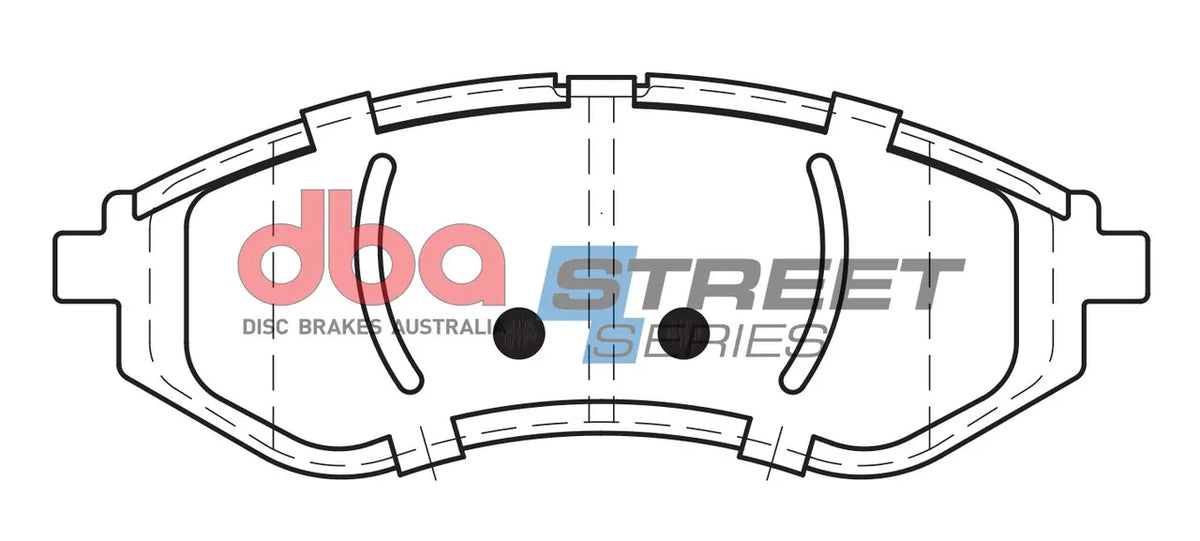 Disc Brakes Australia Brake Pads Street Series Ceramic | Front Axle DB1725SS