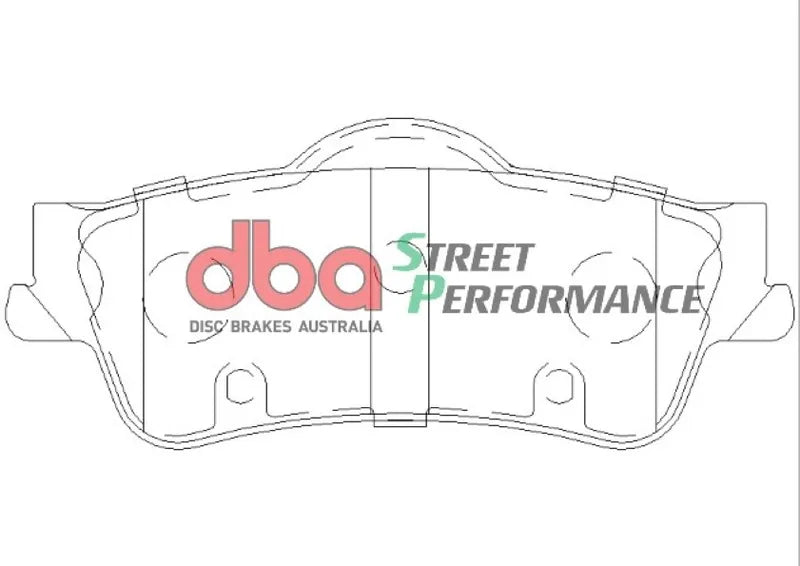 Disc Brakes Australia Brake Pads Street Performance | Rear Axle DB1766SP