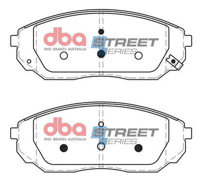 Disc Brakes Australia Brake Pads Street Series Ceramic | Front Axle DB1815SS
