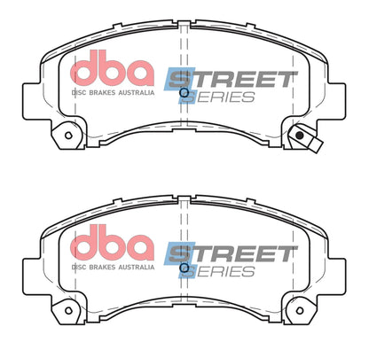Disc Brakes Australia Brake Pads Street Series Ceramic | Front Axle DB1841SS