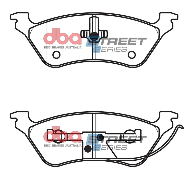 Disc Brakes Australia Brake Pads Street Series Ceramic | Rear Axle DB1853SS