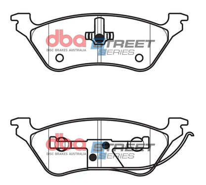 Disc Brakes Australia Brake Pads Street Series Ceramic | Rear Axle DB1853SS