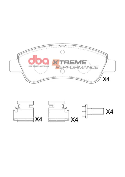 Disc Brakes Australia Brake Pads Xtreme Performance | Front Axle DB1923XP