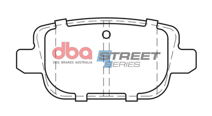 Disc Brakes Australia Brake Pads Street Series Ceramic | Rear Axle DB1999SS
