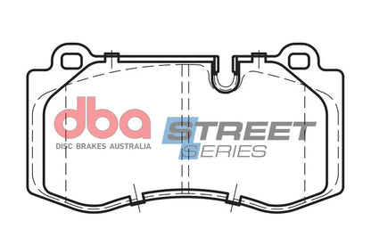Disc Brakes Australia Brake Pads Street Series Ceramic | Front Axle DB2057SS