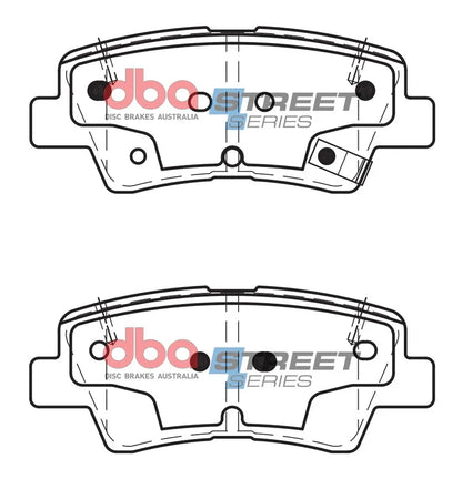 Disc Brakes Australia Brake Pads Street Series Ceramic DB2076SS