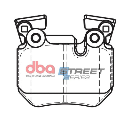 Disc Brakes Australia Brake Pads Street Series Ceramic | Rear Axle DB2196SS