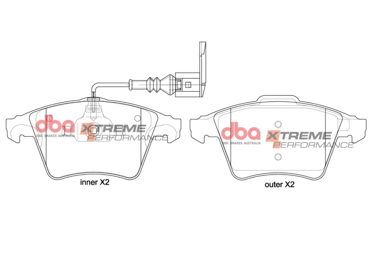 Disc Brakes Australia Brake Pads Xtreme Performance | Front Axle DB2199XP