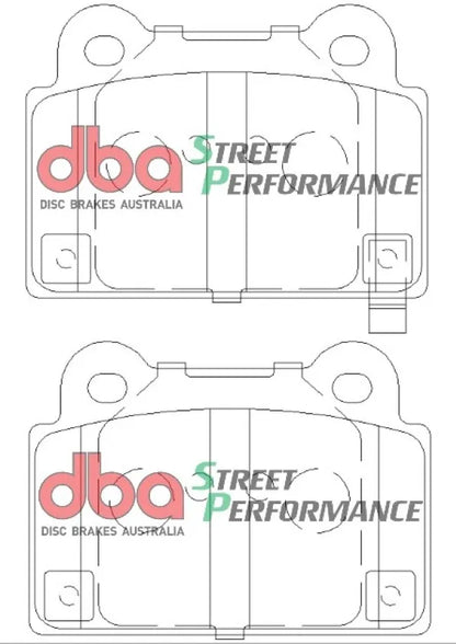 Disc Brakes Australia Brake Pads Street Performance ECE R90 certified | Rear Axle DB2215SP
