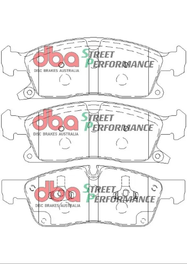 Disc Brakes Australia Brake Pads Street Performance | Front Axle DB2216SP