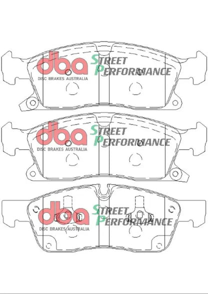 Disc Brakes Australia Brake Pads Street Performance | Front Axle DB2216SP