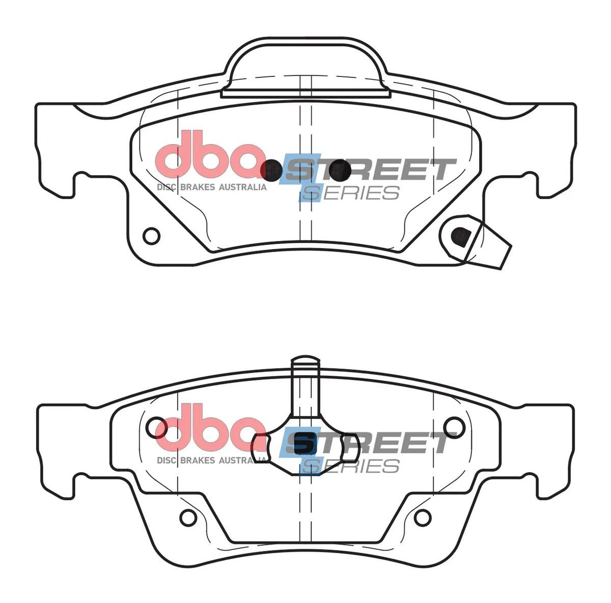 Disc Brakes Australia Brake Pads Street Series Ceramic | Rear Axle DB2217SS