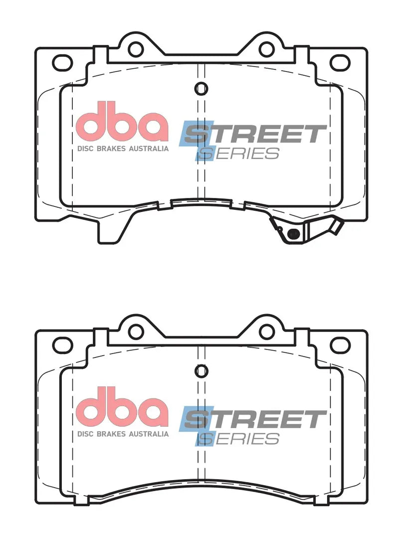 Disc Brakes Australia Brake Pads Street Series Semi-metallic | Front Axle DB2242SS