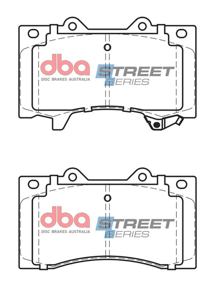 Disc Brakes Australia Brake Pads Street Series Semi-metallic | Front Axle DB2242SS