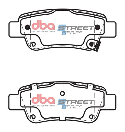 Disc Brakes Australia Brake Pads Street Series Ceramic | Rear Axle DB2256SS