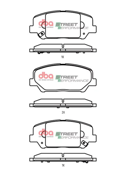 Disc Brakes Australia Brake Pads Street Performance | Front DB2270SP