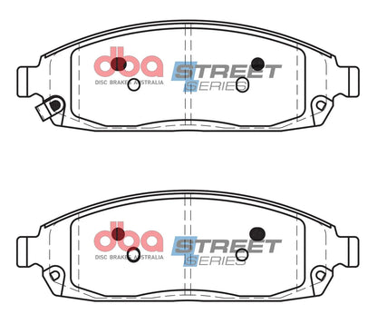 Disc Brakes Australia Brake Pads Street Series Ceramic | Front Axle DB2333SS