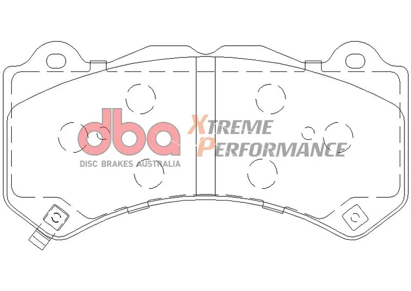 Disc Brakes Australia Brake Pads Xtreme Performance ECE R90 certified | Front Axle DB2375XP