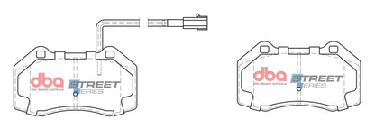 Disc Brakes Australia Brake Pads Street Series Ceramic | Front Axle DB2386SS