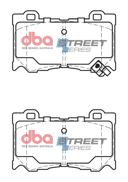 Disc Brakes Australia Brake Pads Street Series Ceramic | Front Axle DB2400SS